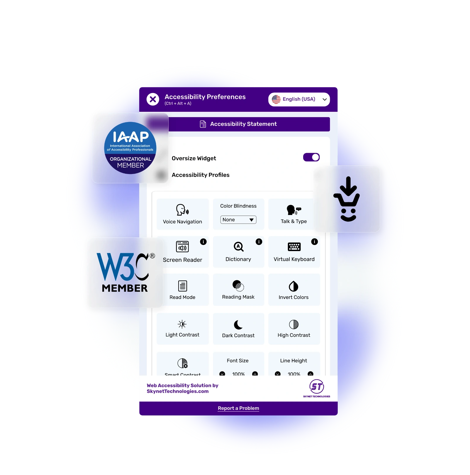 Spree Commerce Accessibility Widget